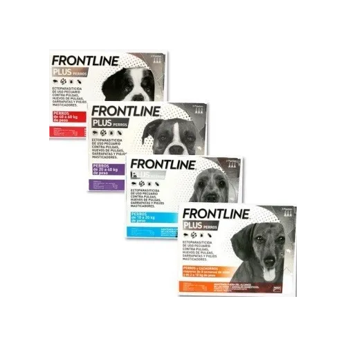 FRONTLINE PLUS 3 PIPETAS