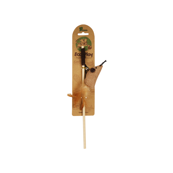 JUGUETE ECO PARA GATO PLUMAS 1