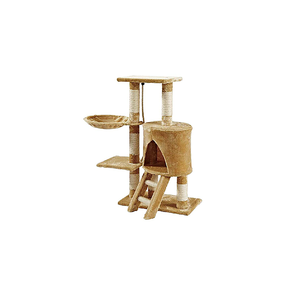 MUEBLE PARA GATO CON ESCALERA Y HAMACA 96 cm