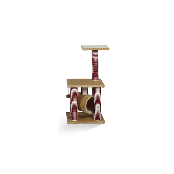 MUEBLE PARA GATO CON TÚNEL