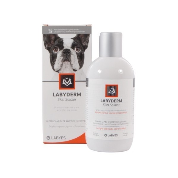 LABYDERM SKIN SOLDIER SHAMPOO 220 ML.