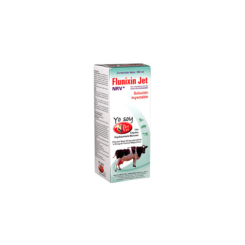 Flunixin Jet 250 ml Antiinflamatorio para Grandes Especies | Estación Mascota