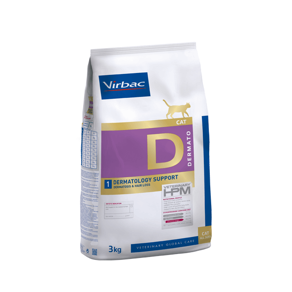 Virbac Cat Veterinary HPM Dermatology Support