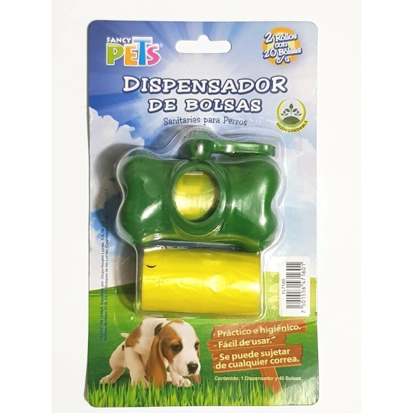 DISPENSADOR C/40 BOLSAS DESECHABLES