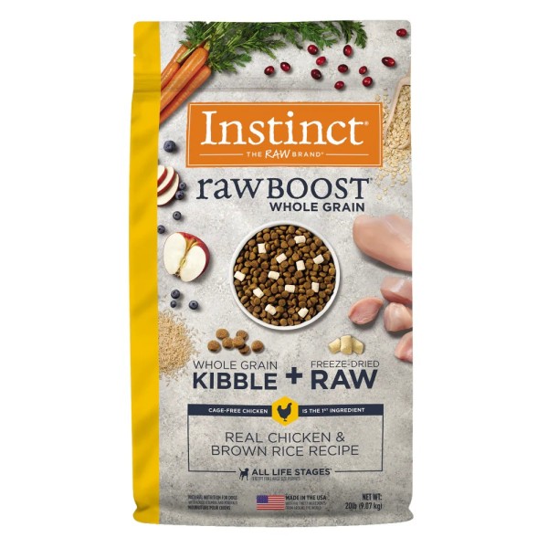 INSTINCT RAW BOOST WHOLE GRAIN POLLO PARA PERRO