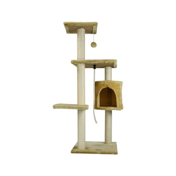 MUEBLE PARA GATO CON RASCADOR