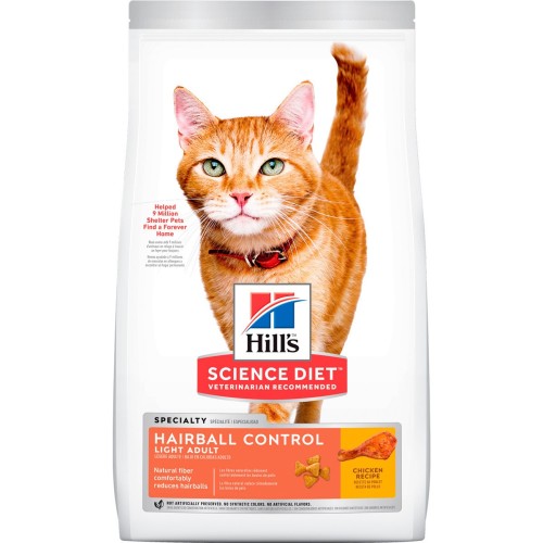 Hills Feline Adult Hairball Control Light