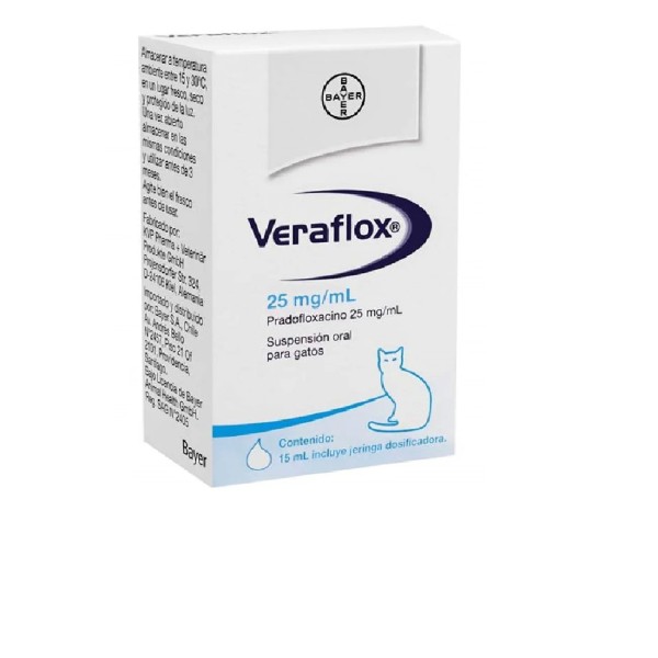 VERAFLOX 15 ML SUSPENSIÓN ORAL GATOS