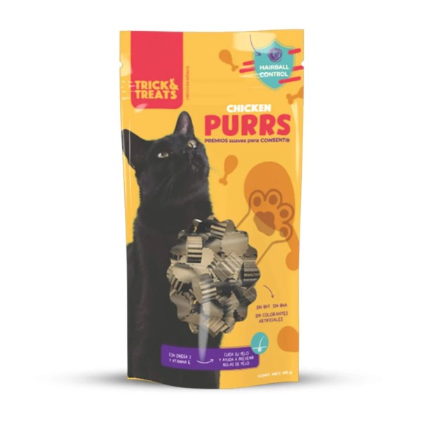 TRICK AND TREATS PURRS DE POLLO PARA GATOS