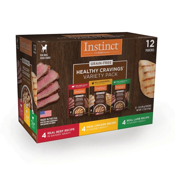 INSTINCT HEALTHY CRAVINGS MIX (RES, POLLO Y CORDERO) PERROS