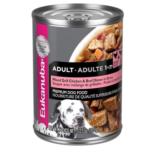EUKANUBA ADULT CHIKEN AND BEEF LATA