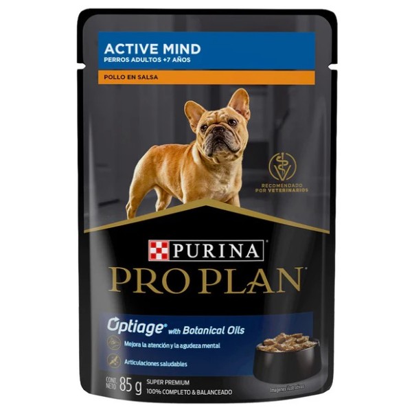 Pro plan Pouch Active Mind Pollo en salsa