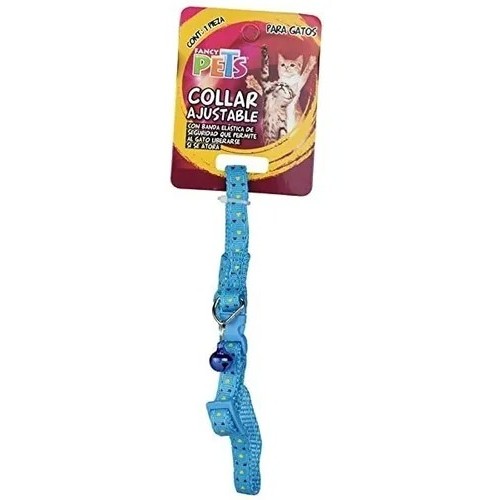 COLLAR DE NYLON CON CASCABEL PARA GATO 2