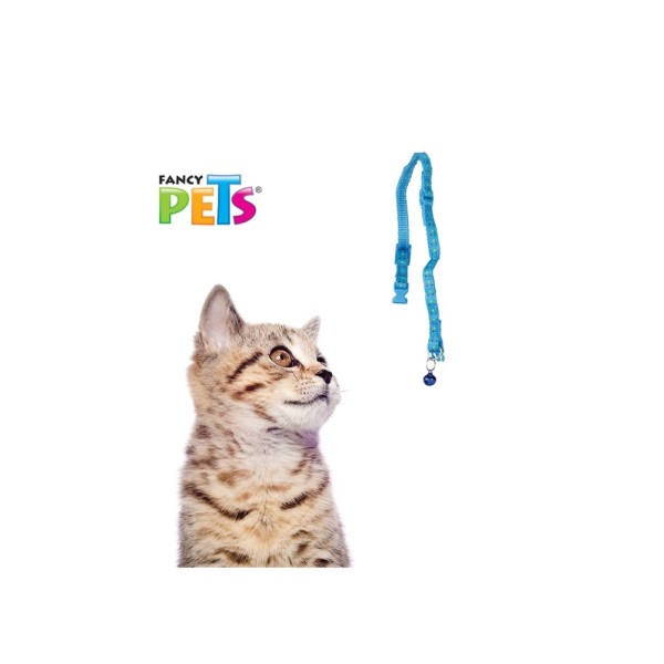 COLLAR DE NYLON CON CASCABEL PARA GATO