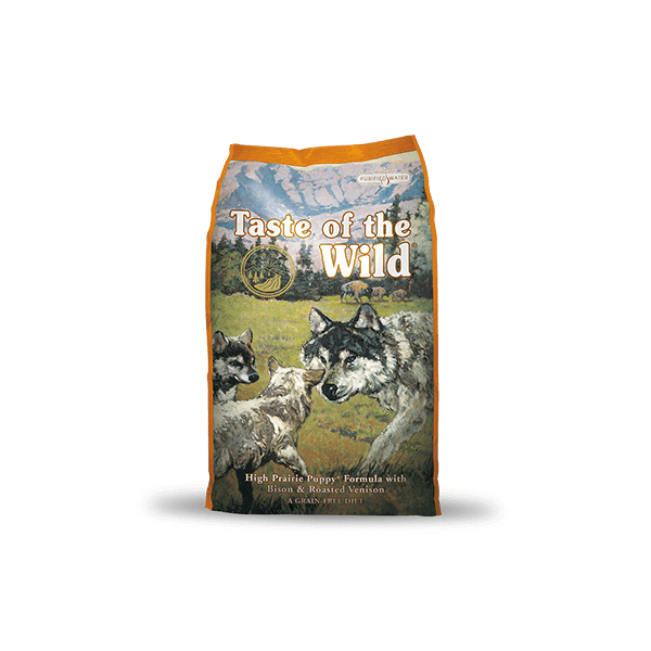 Taste Of The Wild Dog High Praire Puppy Bisonte y Venado Asado