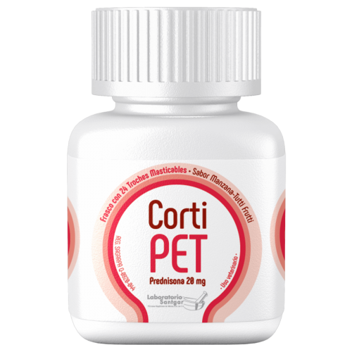 CORTIPET ROJO ( 20 MG)