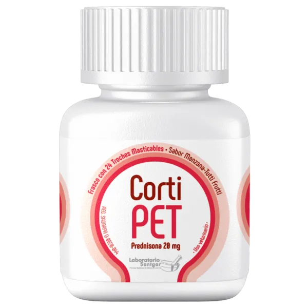 CORTIPET ROJO ( 20 MG)