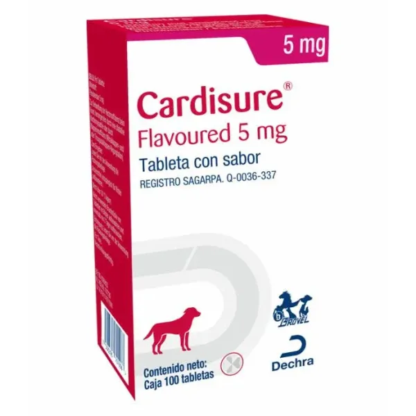 CARDISURE 5 MG 100 TABLETAS