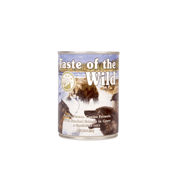 Caja de latas Taste Of The Wild Dog Pacific Stream Canine (Salmon Ahumado)