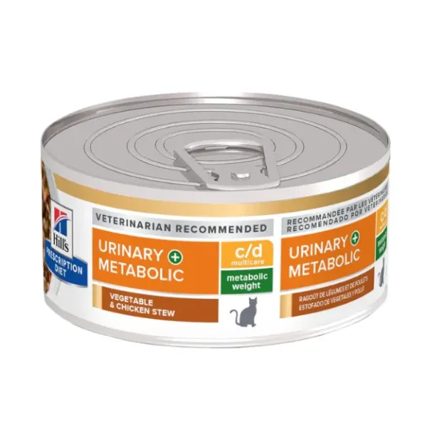 HILLS C/D + METABOLIC LATA FELINE