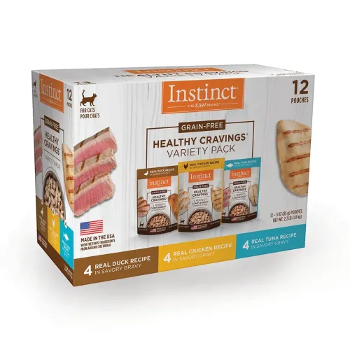 INSTINCT HEALTHY CRAVINGS MIX (PATO. POLLO Y ATUN) GATOS