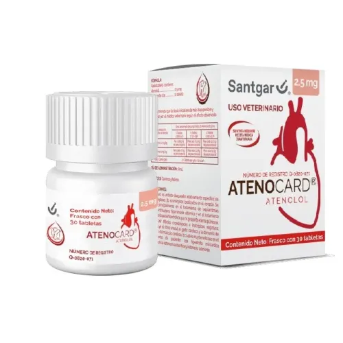 Atenocard Santgar - Caja de 30 tabletas