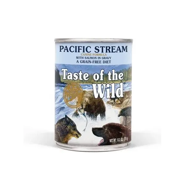 Caja de latas Taste Of The Wild Dog Pacific Stream Canine (Salmon Ahumado)