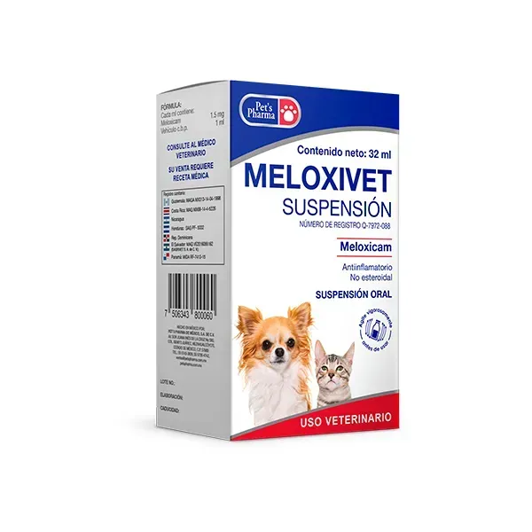 Meloxivet Suspensión Oral | Antiinflamatorio Perros y Gatos