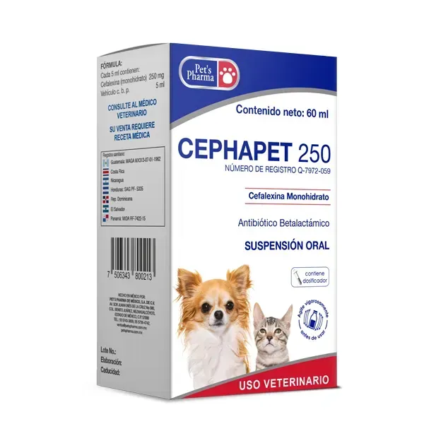 CEPHAPET 250 60ML