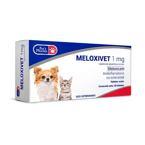 MELOXIVET 1MG CAJA DE 30 TABS