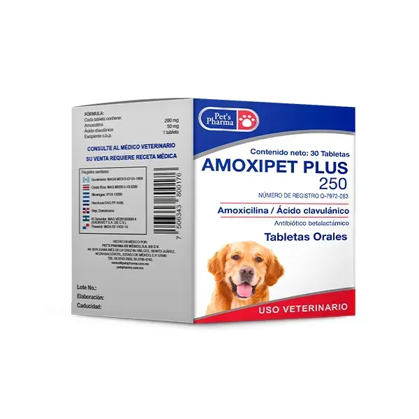 AMOXIPET PLUS 250 30TABS