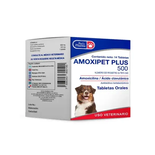 AMOXIPET PLUS 500 14TABS