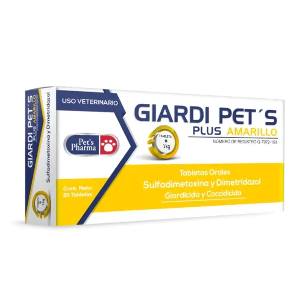 GIARDI PETS PLUS AMARILLO 20TABS