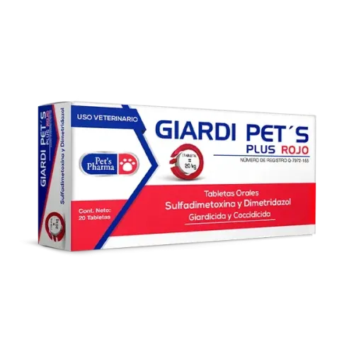 GIARDI PETS PLUS ROJO 20TABS