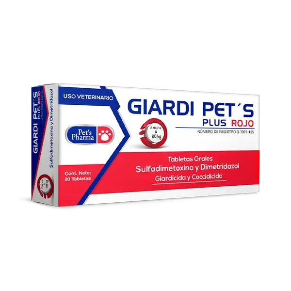 GIARDI PETS PLUS ROJO 20TABS