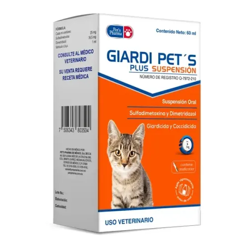 GIARDI PETS PLUS SUSPENSION GATOS 60ML