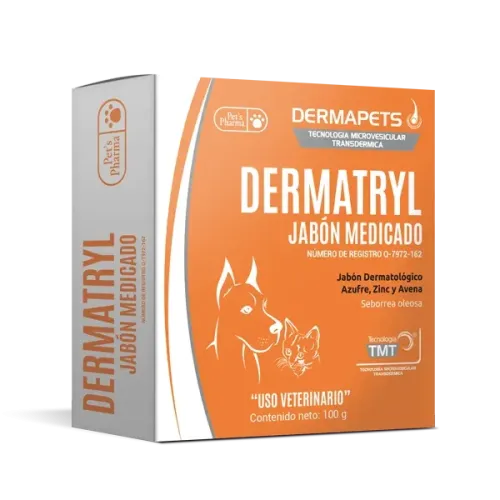 Dermatryl Medicado Jabón Antiséptico | Estación Mascota