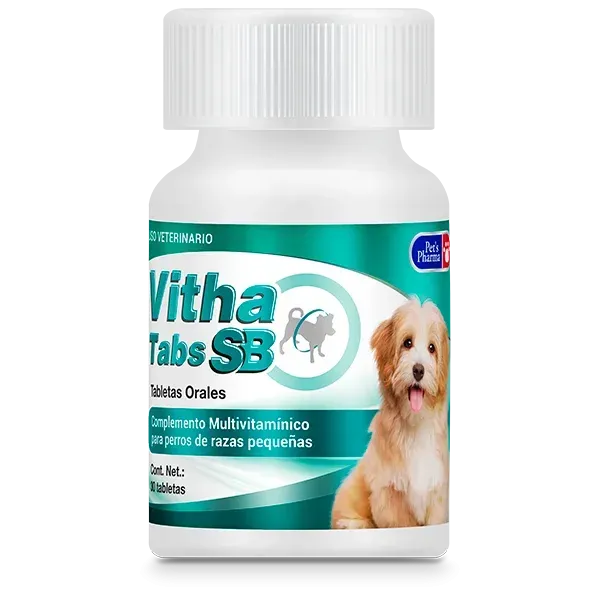 Vitha Tabs SB Suplemento Multivitamínico de Base para Perros y Gatos | Estación Mascota