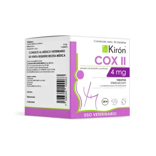 Cox II Firocoxib 4 mg 30 Tabletas Antiinflamatorio Perros Grandes | Estación Mascota