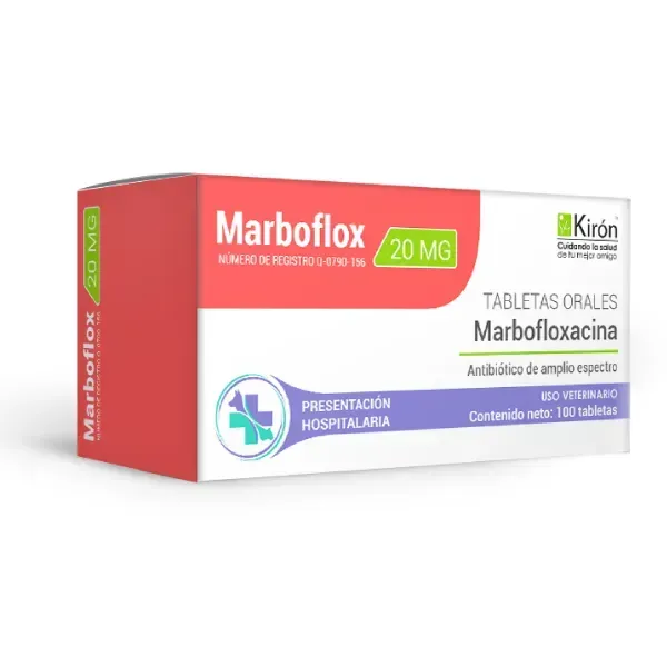 MARBOFLOX 20 HOSPITALARIO 100TABS