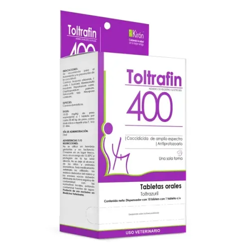 TOLTRAFIN 400 EXHIBIDOR 10TABS