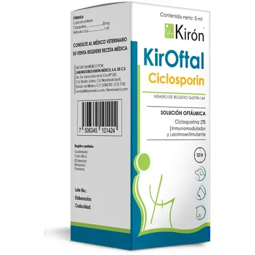 KIROFTAL CICLOSPORIN 5ML