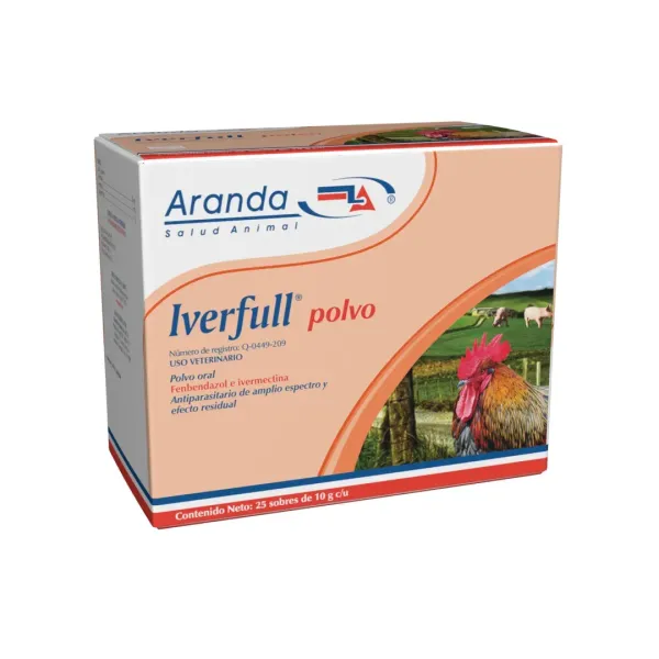 IVERFULL POLVO CAJA 25PZ 10G