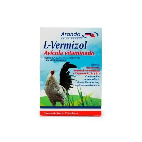 L VERMIZOL AVICOLA VITAMINADO 350MG