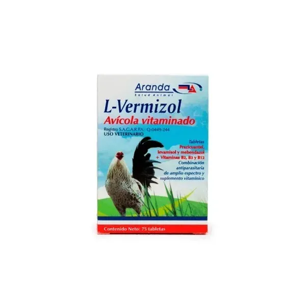 L VERMIZOL AVICOLA VITAMINADO 350MG