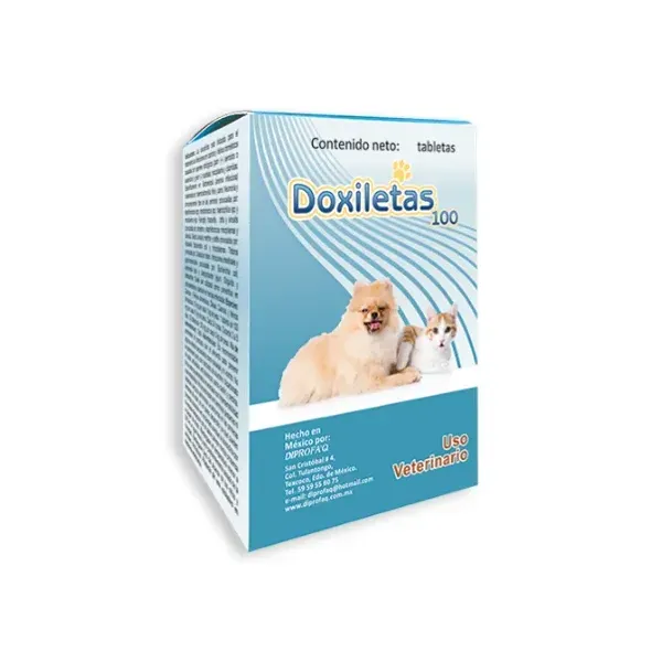 DOXILETAS TABLETAS 100 MG 20TABLETAS