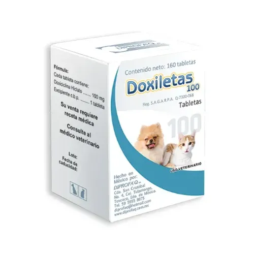 DOXILETAS TABLETAS 100 MG 20TABLETAS 2