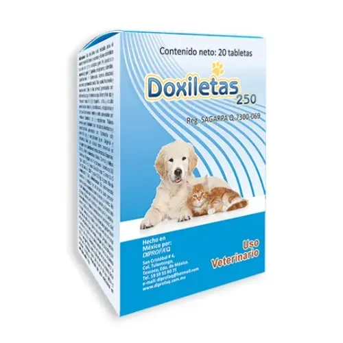 DOXILETAS TABLETAS 250 MG 20TABLETAS