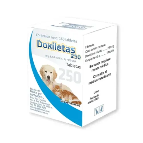 DOXILETAS TABLETAS 250 MG 20TABLETAS 2