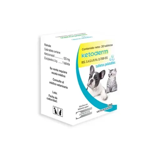 KETODERM TABLETAS 120 MG